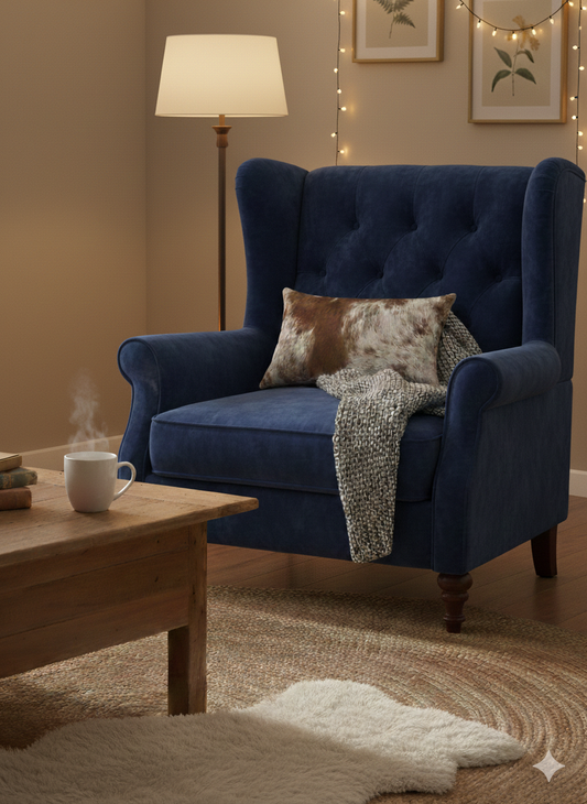 African Animal Hide Cushion - 42cm x 22cm